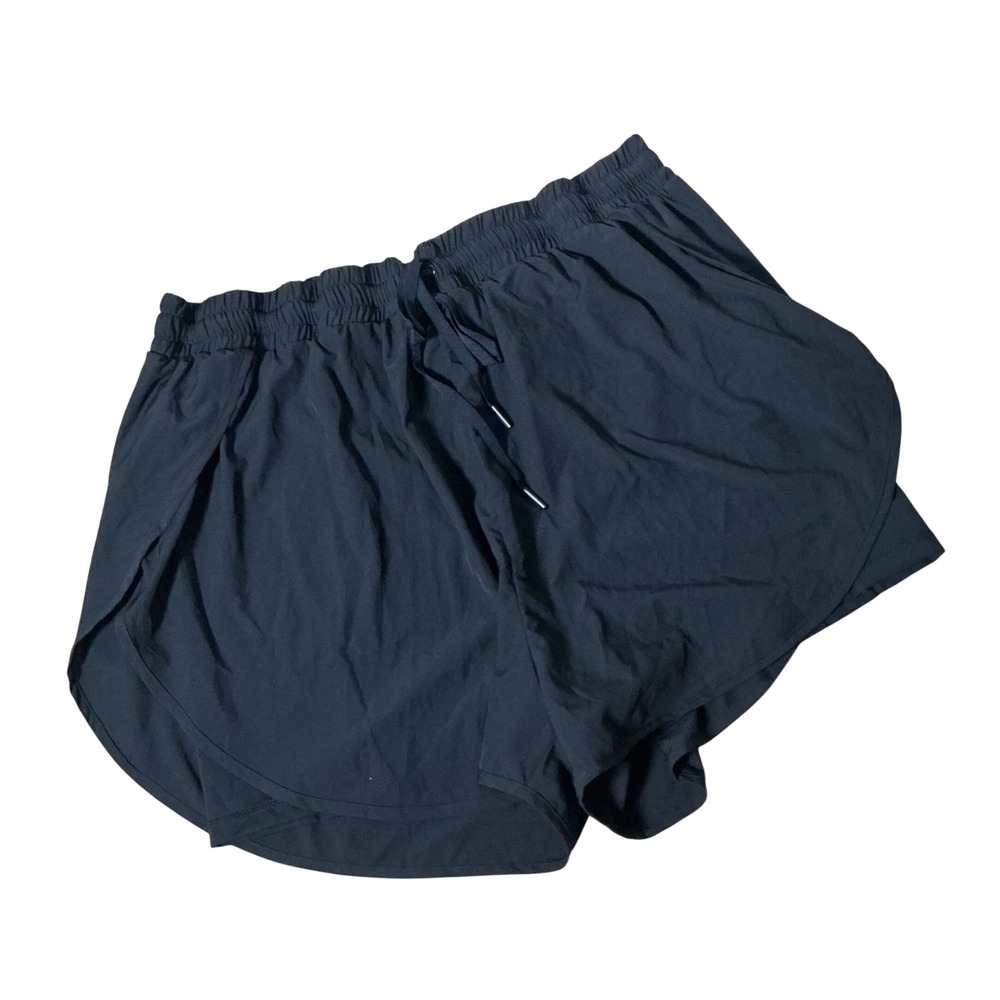 Buffbunny Collection Black 2-in-1 Running Shorts XL Built-in Liner Side Pocket